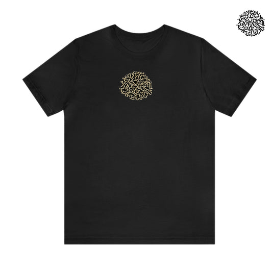 CIRCLE T-OVERSIZE BLACK