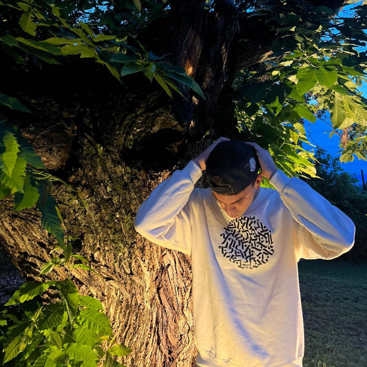 CIRCLE SWEATSHIRT WHITE