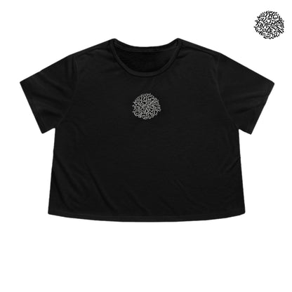 CIRCLE CROP TOP BLACK